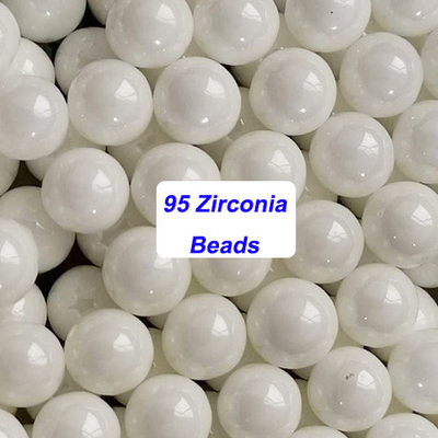 A zircônia estabilizada ítrio de TZP 95 perla bolas do óxido 0,6 - 0.8mm 0,9 - 1.1mm