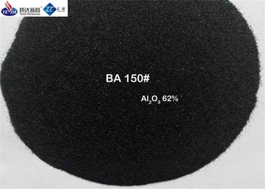 Óxido de alumínio do preto moderado da dureza que limpa com jato de areia F100# - modelo de F400#