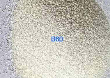 O grânulo cerâmico que sopram B40 e B60 em 25 quilogramas de tambor para moldes limpam com jato de areia a limpeza