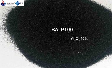 Óxido de alumínio sintético afiado de sopro de areia, alumínio preto P100 do óxido do esmeril para fazer correias da areia