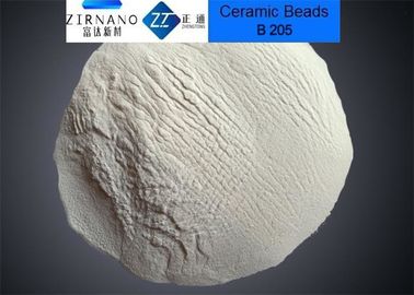 Meios de sopro B205 da zircônia cerâmica não ferrosa dos grânulos para o revestimento da superfície de metal 3C