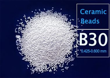 Grânulos cerâmicos de limpeza cerâmicos dos meios B30 de ZrO2 60% que limpam com jato de areia meios