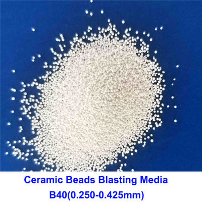 Zirnano 62-66% materiais de sopro de sopro dos meios do grânulo cerâmico para a liga do magnésio