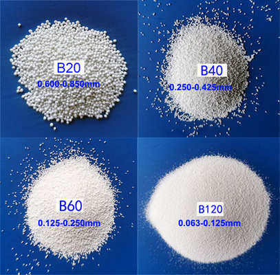 Meios de sopro cerâmicos livres B60 B120 do ferro para o revestimento de superfície das peças de aço inoxidável