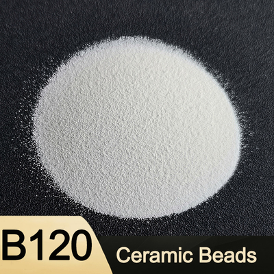 Limpando com jato de areia ZrO2 60-65% os grânulos cerâmicos sizeB120, B150, meios B170 de sopro cerâmicos
