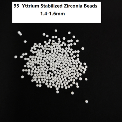 A zircônia de 95 Yttria perla bolas de moedura Strengnth alto da zircônia de 1.4-1.6mm