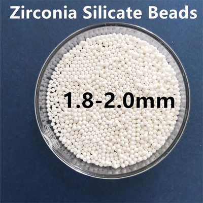 95 Yttrium estabilizado Zirconia Beads 1.6-1.8mm Grinding Media para pintura, tinta