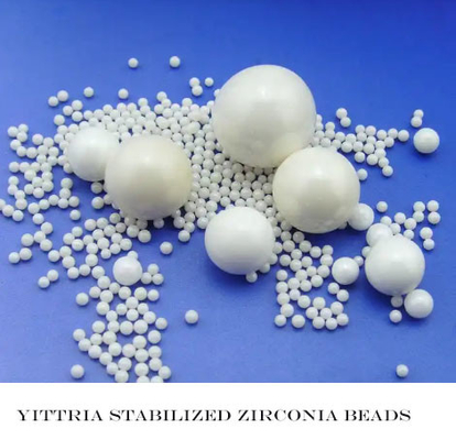 Perlas de moagem de zircônio de precisão mídia de moagem ultra fina para resultados perfeitos