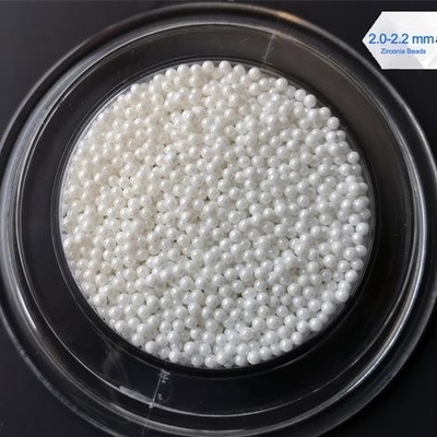 2.0 - 2.2mm/bolas do óxido de zircônio de 2,2 - de 2.4mm, grânulos da aglomeração da zircônia da esfera