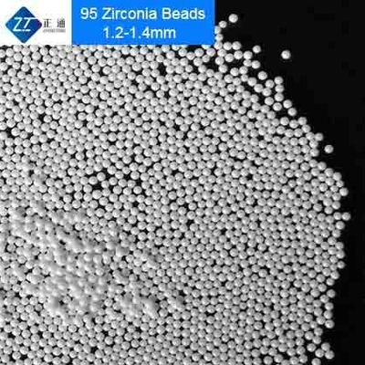 Grânulos de moedura da zircônia da pureza alta, bolas cerâmicas da zircônia material da bateria