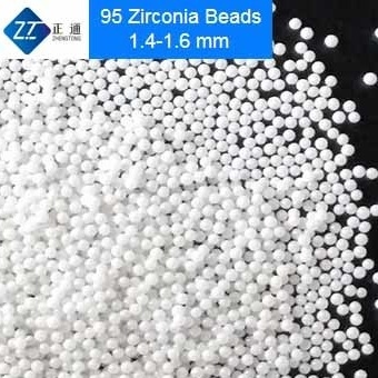 95 Yttrium estabilizado Zirconia contas 1,6-1,8 mm Grinding Media para joalharia polir ou decoração