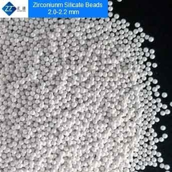 Grânulos altos do silicato de zircônio da resistência de desgaste para a tinta 65 grânulos da zircônia