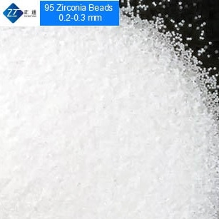 Elasticidade de trituração da dureza 210GPa de Mohs dos meios 9 da zircônia farmacêutica da dispersão