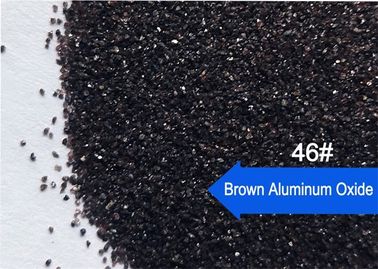 Meios de sopro do óxido de alumínio de Al2O3 95% Brown que limpam com jato de areia os meios abrasivos 46# FEPA