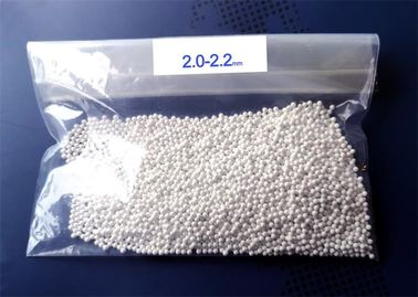 Meios de moedura do silicato de zircônio do tamanho 2.0-2.2mm ZrO2 65% para a moedura da laqueação