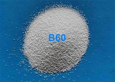 ZrO2 meios de sopro cerâmicos B60 125 - 250μM de 62 - de 66% Zinano para de aço inoxidável