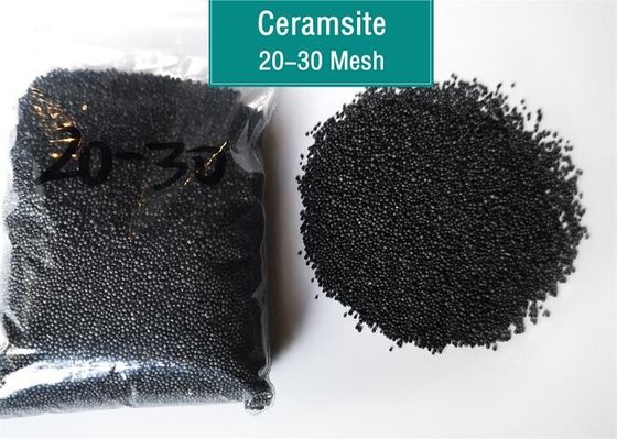 Malha agradável da areia 150# 20-30 da fundição do NFS da areia esférica preta de Ceramsite
