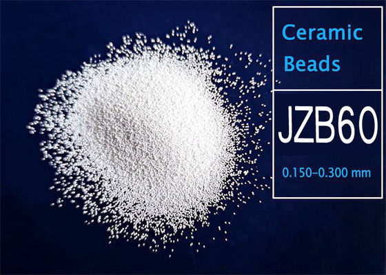 Grânulos cerâmicos de JZB60 JZB120 JZB205 que limpam com jato de areia meios para o tratamento de superfície do metal