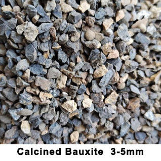 Agregado calcinado 88% 0-1mm da bauxite 1-3mm 3-5mm 5-8mm para o Refractoriness