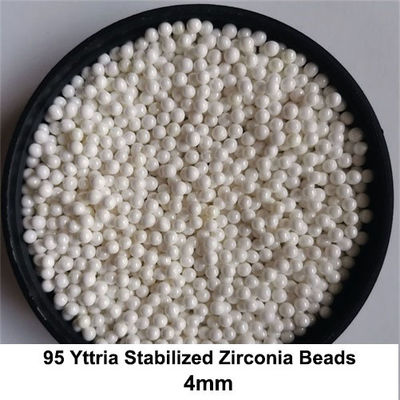 A zircônia 95 estabilizada ítrio perla a pasta 2.0-2.2mm alta de moedura da viscosidade dos meios 1.8-2.0mm