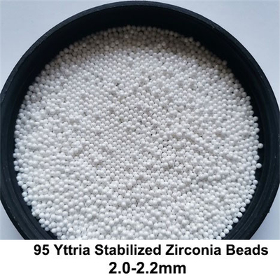 A zircônia 95 estabilizada ítrio perla meios de moedura para a viscosidade alta &amp; materiais altos da dureza