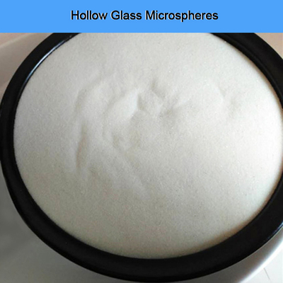 Microsfera de vidro ocas brancas para a lama do campo petrolífero &amp; o líquido de furo de cimentação
