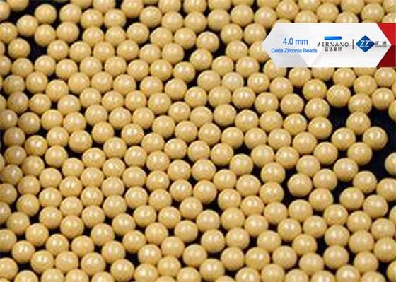 80 Cerium Stabilized Ceramic Grinding Media Balls , High Shear Sand Mill Grinding Media 