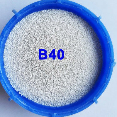 JZB40 Ceramic Blasting Media Zirconium Silicate Beads For Light Metal Alloy