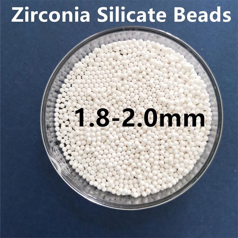 95 Yttrium estabilizado Zirconia Beads 1.6-1.8mm Grinding Media para pintura, tinta