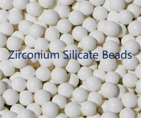 65 Grânulos de silicato de zircônio 1,6-1,8 mm Medios de moagem para pintura, tinta