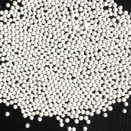 2.0 - Grânulos cerâmicos industriais de 2,5 milímetros, taxa de transferência de moedura alta 65 meios cerâmicos do moinho de bola da zircônia 