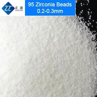 O óxido de zircônio perla meios de moedura da zircônia para a dispersão cosmética tamanho de 0,1 - de 50mm