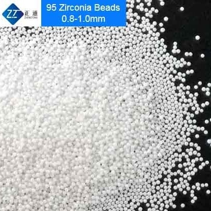 95 meios de moedura estabilizados Yttria da zircônia tamanho de 0,8 - de 1.0mm para a dispersão da tintura