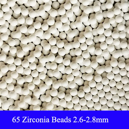 65 Grânulos de silicato de zircônio 1,6-1,8 mm Medios de moagem para pintura, tinta